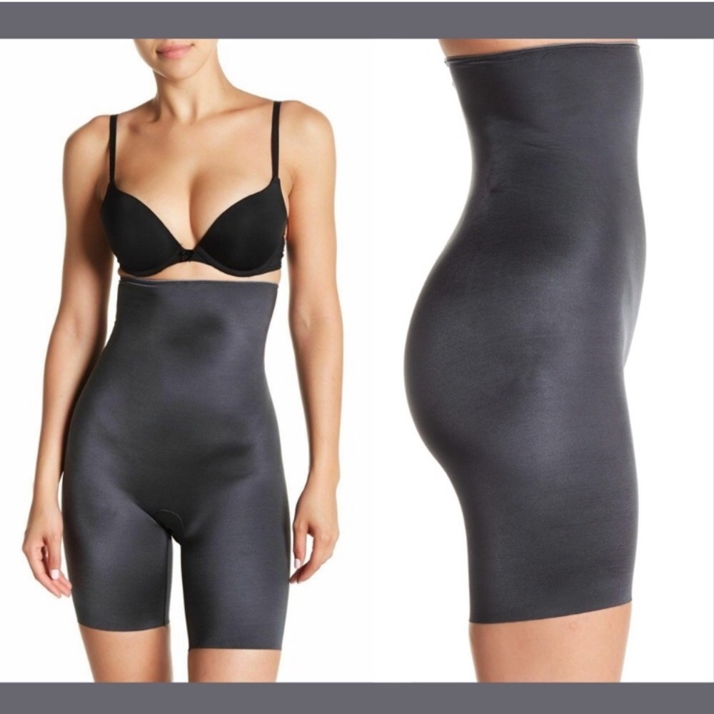 NWT Spanx Slimplicity High Waist Mid-Thigh Shorts
